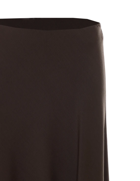 Brown flared midi skirt BRUNELLO CUCINELLI