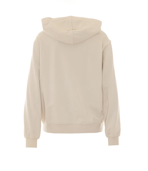 Warm white cotton hoodie BRUNELLO CUCINELLI