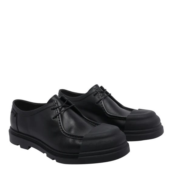Black Junction Lace Up Shoes