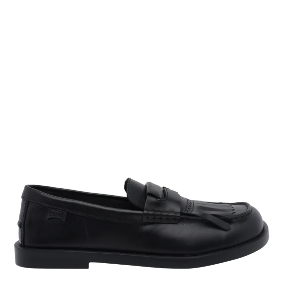 Black Twins Loafers Flat Shoes camper