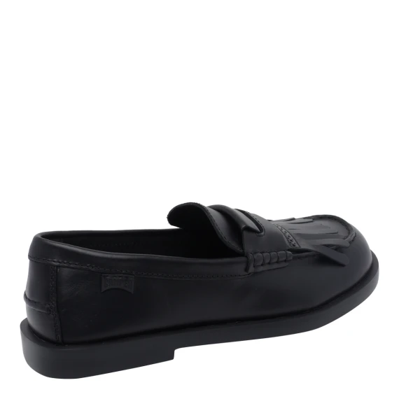 Black Twins Loafers Flat Shoes