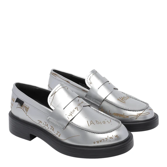 Scarpe basse argento camper