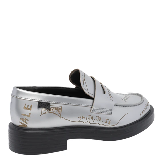 Scarpe basse argento camper