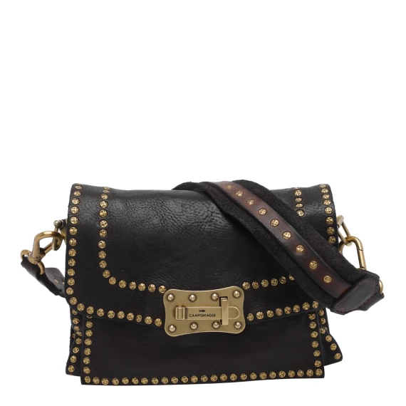 Brown Small Agnese Crossbody Bag campomaggi