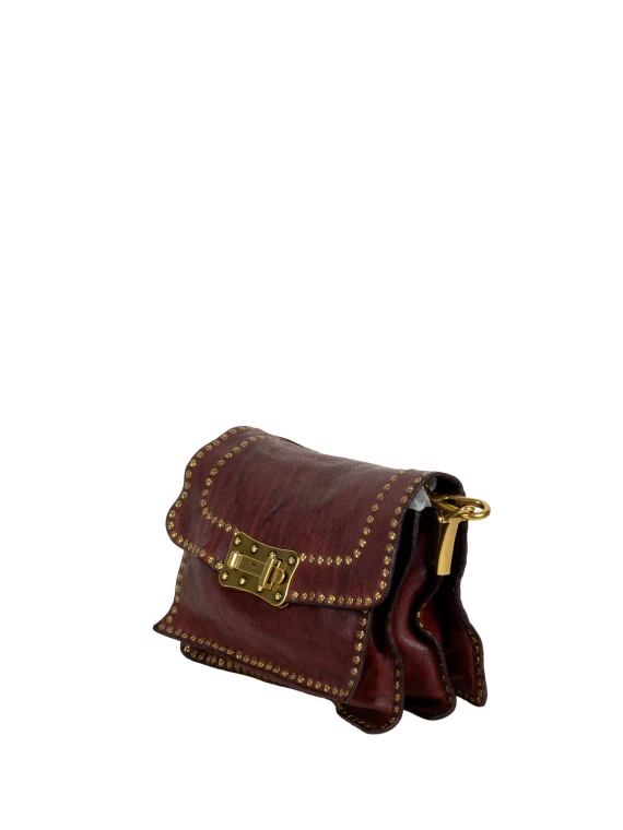 Wine red crossbody bag campomaggi
