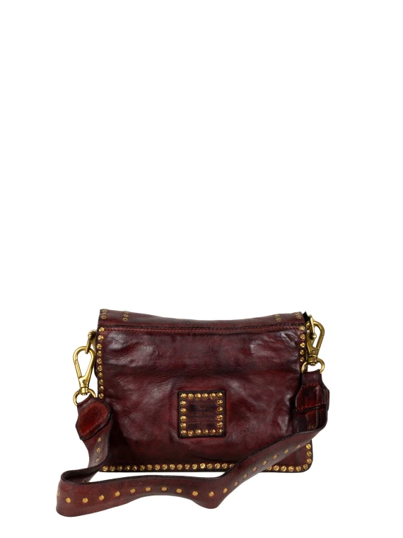 Wine red crossbody bag campomaggi