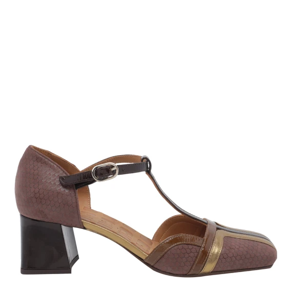 Scarpe con Tacco Brown