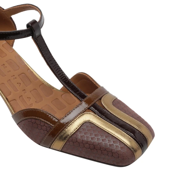 Scarpe con Tacco Brown