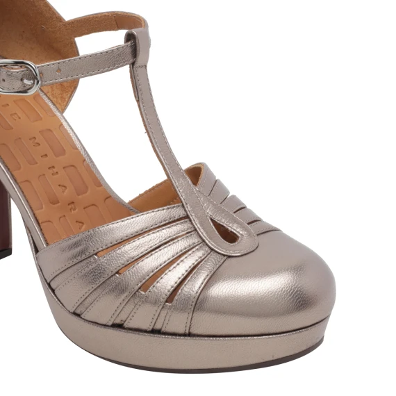 Scarpe con Tacco Bronze