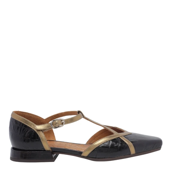 Black and Gold Giden Flat chie mihara