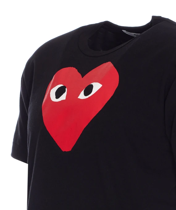 COMME DES GARCONS PLAY T-shirts and Polos Black