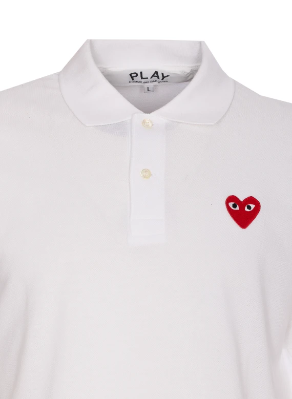 COMME DES GARCONS PLAY T-shirts and Polos White