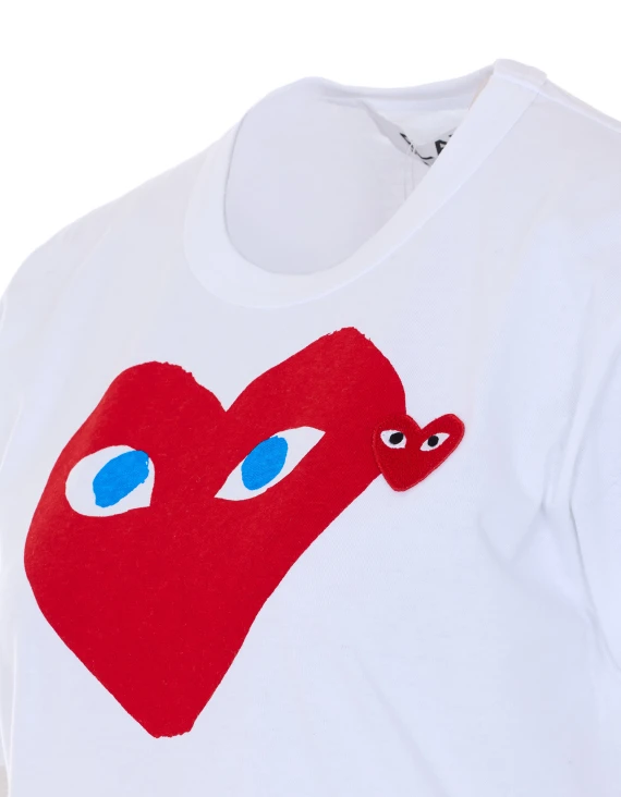 COMME DES GARCONS PLAY T-shirt e Polo Bianco