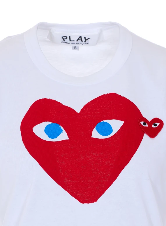 COMME DES GARCONS PLAY T-shirt e Polo Bianco