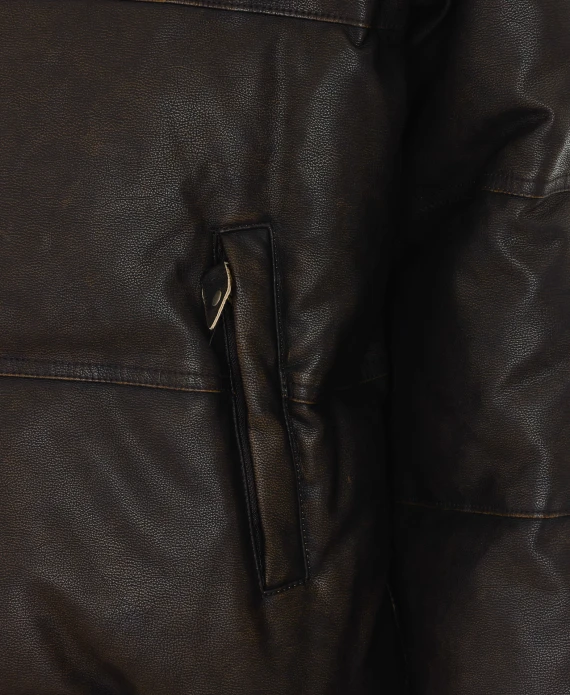 Dark brown padded jacket COOR