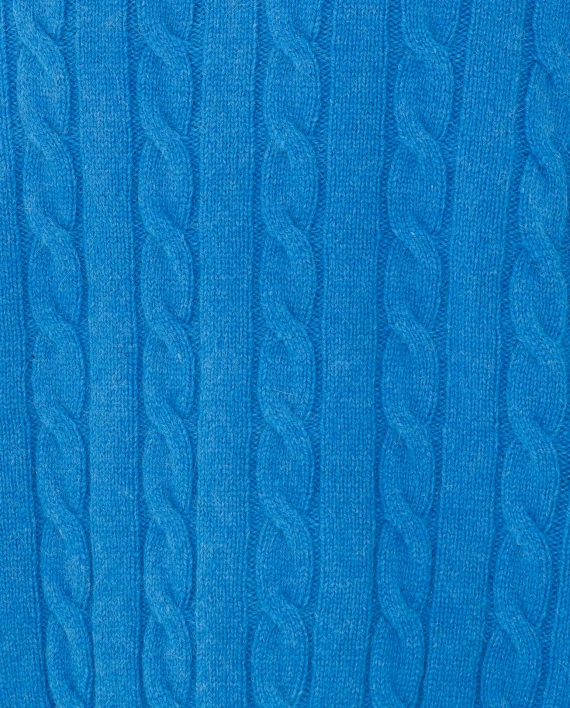 Blue cable-knit sweater COOR