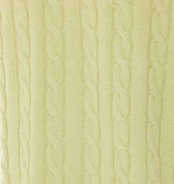 Maglione verde chiaro in alpaca COOR