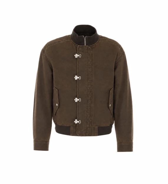 Bomber marrone scuro