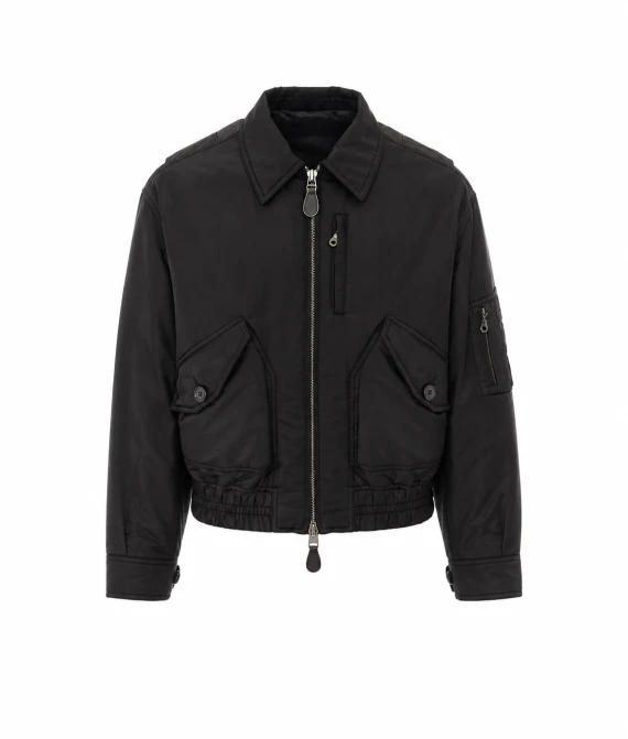 Giacca bomber nera