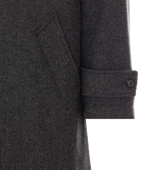 Cappotto lungo grigio scuro COOR