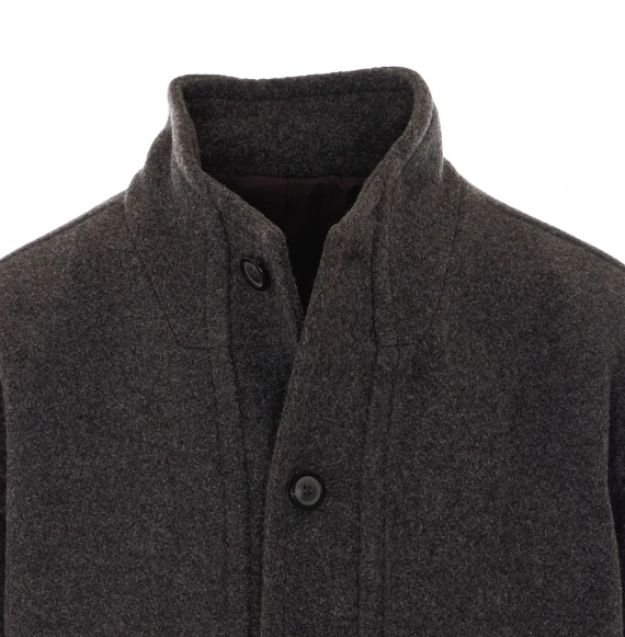 Cappotto lungo grigio scuro COOR