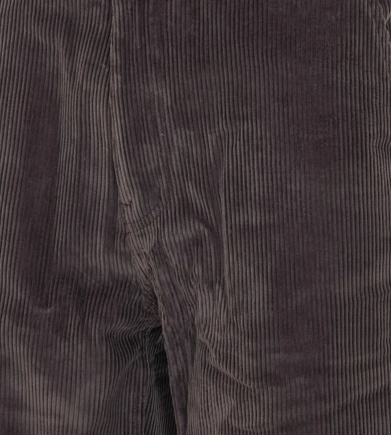 Grey cotton corduroy trousers COOR