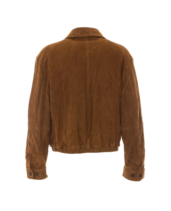 Brown goat skin jacket COOR