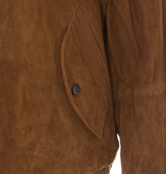Brown goat skin jacket COOR