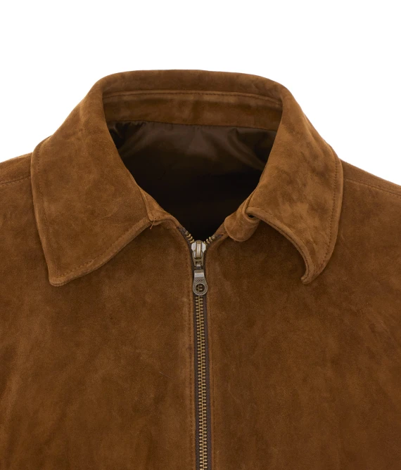 Brown goat skin jacket COOR