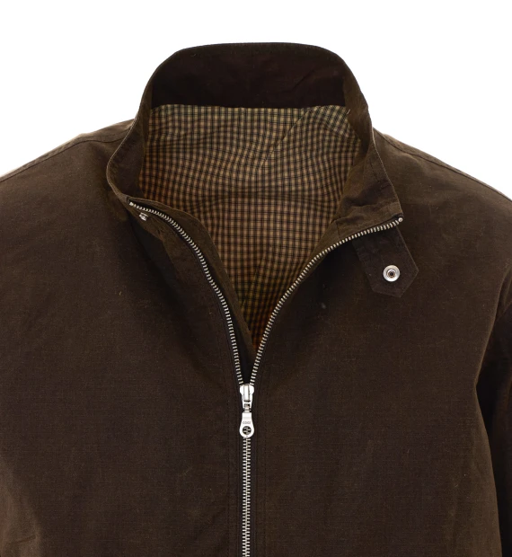 Dark brown wax jacket COOR