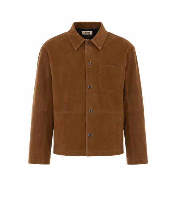 Dark Brown Suede Jacket COOR