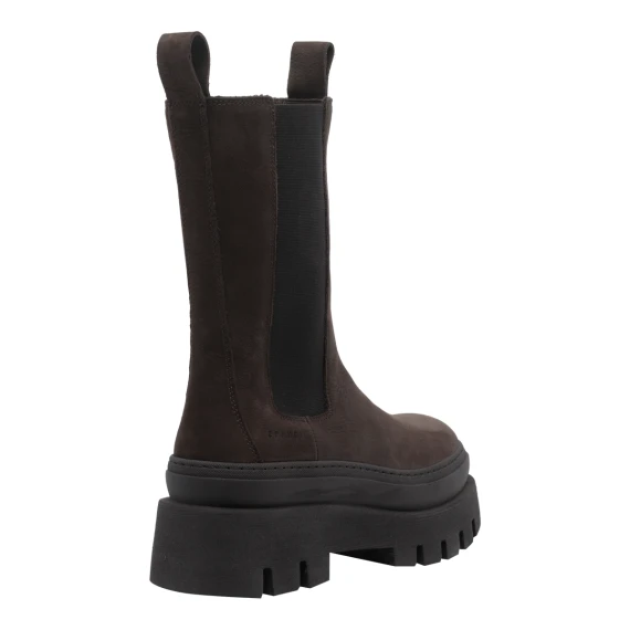 Copenhagen Dark Brown Suede Booties