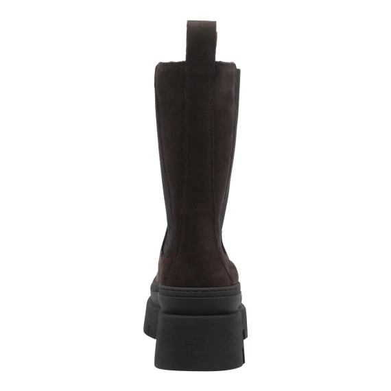 Copenhagen Dark Brown Suede Booties