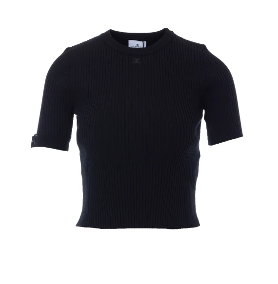 Courreges T-shirt e Polo Nero