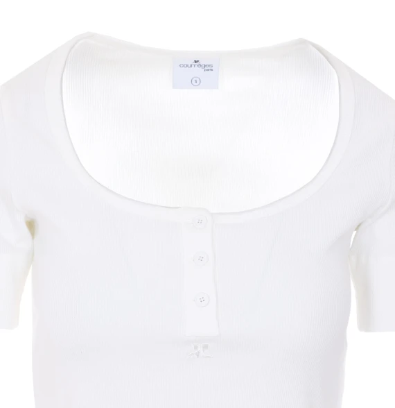 Courreges Top Bianco
