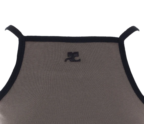 Courreges Top Grigio
