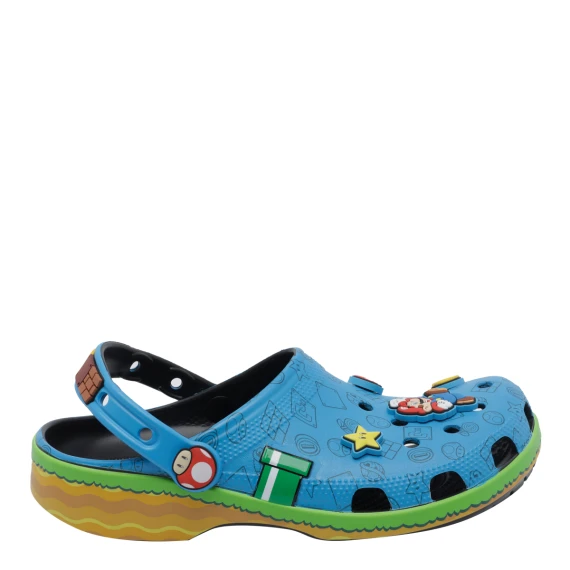 Zoccoli blu Super Mario Crocs