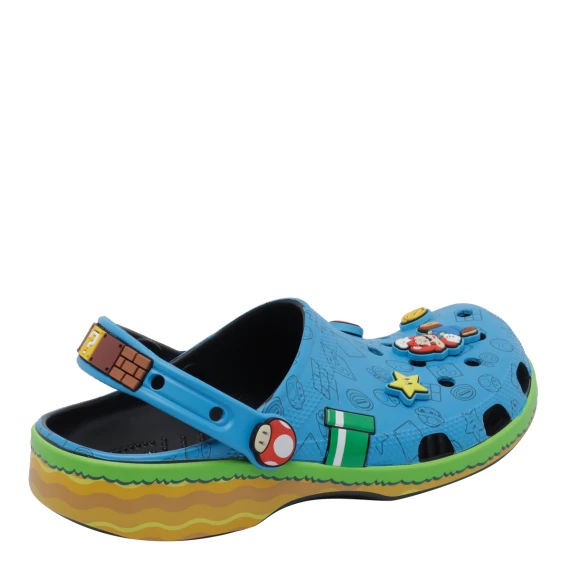 Zoccoli blu Super Mario Crocs