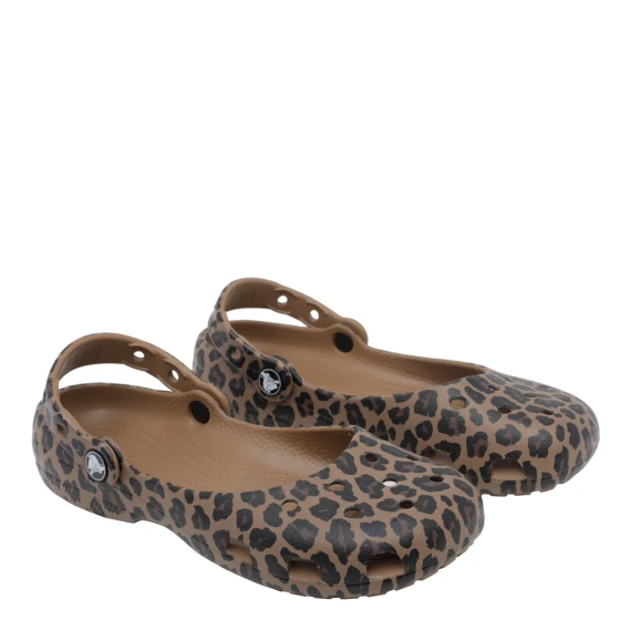 Black and Brown Classic Animal Ballets Crocs