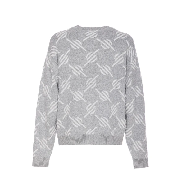 TEVIN MONOGRAM SWEATER