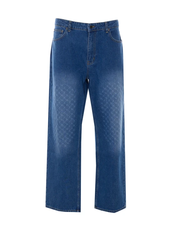 Faded Monogram Amba Jeans Daily Paper Uomo