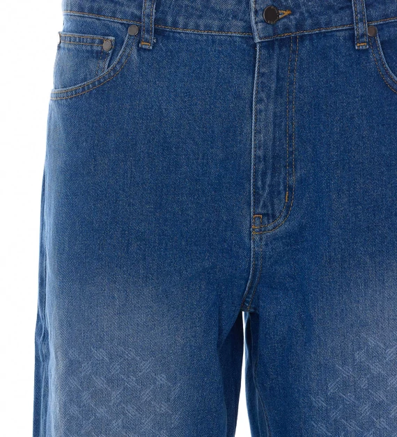 Faded Monogram Amba Jeans