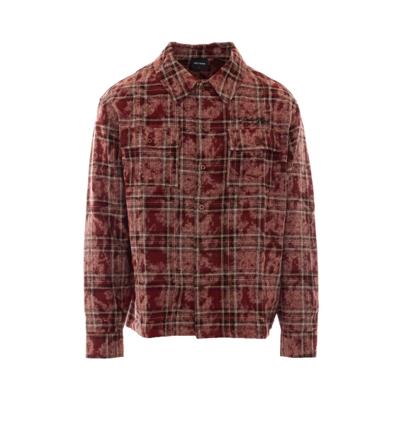 Camicia rossa a quadri