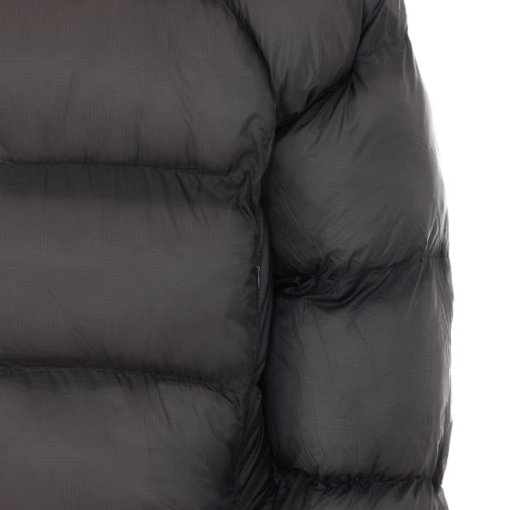 Black Hooded Puffer Jacket Daily Paper Uomo
