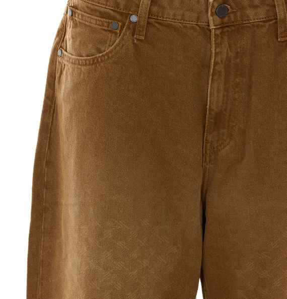 Brown Monogram Amba jeans Daily Paper Uomo