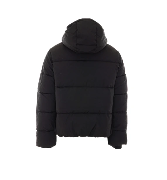 Black hooded puffer jacket Daily Paper Uomo
