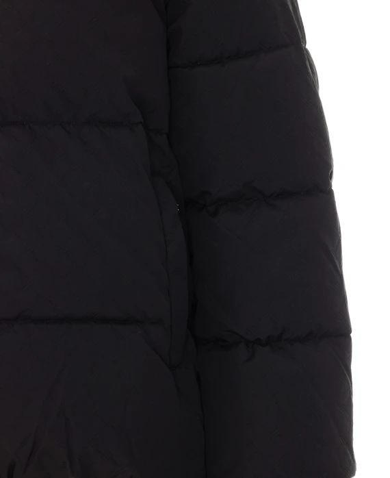 Black hooded puffer jacket Daily Paper Uomo