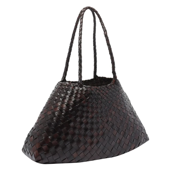 santa croce big tapered leather straps shoulder lenght straps dragon ss26
44x23x14 cm