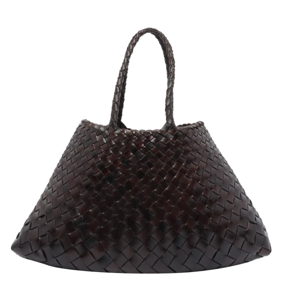 santa croce small tapered leather straps hand held dragon ss26 33x20x13 cm