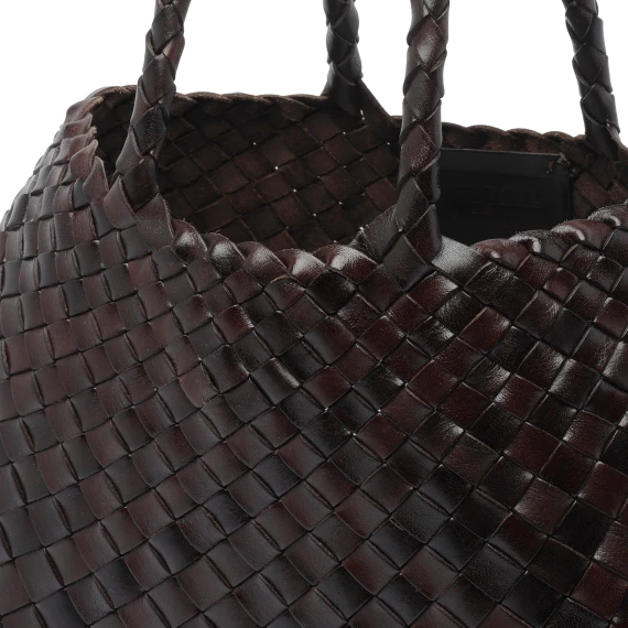 santa croce small tapered leather straps hand held dragon ss26 33x20x13 cm